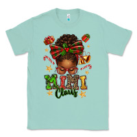 Seafoam mimi claus afro messy bun Classic Tee - texasbilliewilder