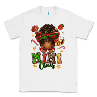 White mimi claus afro messy bun Classic Tee - texasbilliewilder