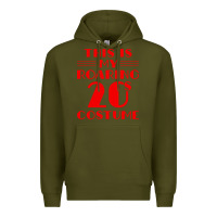 Army Green halloween roaring 20s costume Premium Hoodie - trangStudio