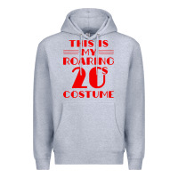 Heather Grey halloween roaring 20s costume Premium Hoodie - trangStudio