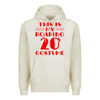 Oatmeal Heather halloween roaring 20s costume Premium Hoodie - trangStudio