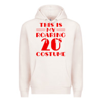 Pale Pink halloween roaring 20s costume Premium Hoodie - trangStudio