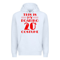 White halloween roaring 20s costume Premium Hoodie - trangStudio