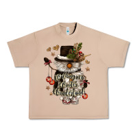 Burro walking in a winter wonderland Urban Heavy Tee - CowGirlArtShop