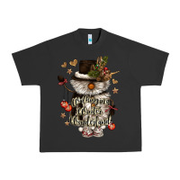 Pigment Black walking in a winter wonderland Urban Heavy Tee - CowGirlArtShop