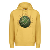 Antique Gold Arizona Fishhook Cactus Premium Hoodie - LillyAllenDesigns