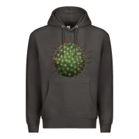 Smoke Arizona Fishhook Cactus Premium Hoodie - LillyAllenDesigns