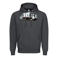 Smoke garbage truck Zipper Hoodie - Artiststas