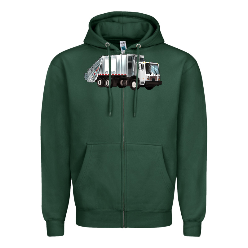 Garbage Truck Zipper Hoodie by Artiststas | Teevron