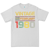 Dove Grey Born in 1980 Vintage February Premium Tee - Bettercallsaul