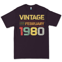 Plum Born in 1980 Vintage February Premium Tee - Bettercallsaul