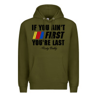 Army Green ricky bobby if you aint first youre last Premium Hoodie - trangStudio