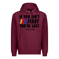 Burgundy ricky bobby if you aint first youre last Premium Hoodie - trangStudio