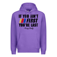 Purple ricky bobby if you aint first youre last Premium Hoodie - trangStudio