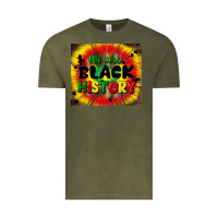 Vintage Olive we are black history Vintage Tee - CowGirlArtShop
