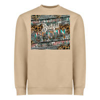 Mushroom beautiful crazy Heavyweight Sweatshirt - CowhideDigitalArt