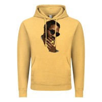 Vintage Mustard Black man Vintage Hoodie - HowdyJamesFarm