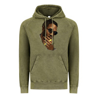 Vintage Olive Black man Vintage Hoodie - HowdyJamesFarm