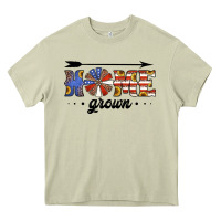 Mossy home grown american flag windmill Heavy Core Tee - Jasminsmagicworld