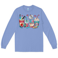 Colony Blue teacher coffee cups Long Sleeve Tee - OliviaCreatesArt
