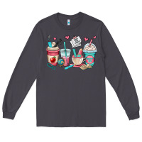 Smoke teacher coffee cups Long Sleeve Tee - OliviaCreatesArt