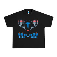 Black jewish hanukkah chanukah doctor medical menorah  gifts Urban Heavy Tee - trangStudio