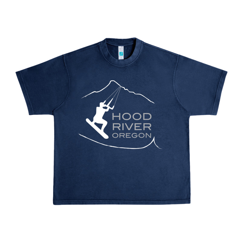 Kiteboarding Hood River Oregon, Kitesurfing Urban Heavy Tee by trangStudio | Teevron
