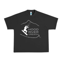 Pigment Black Kiteboarding Hood River Oregon, Kitesurfing Urban Heavy Tee - trangStudio