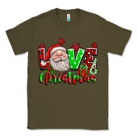Army Green love christmas santa Classic Tee - texasbilliewilder