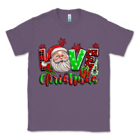 Lavender love christmas santa Classic Tee - texasbilliewilder