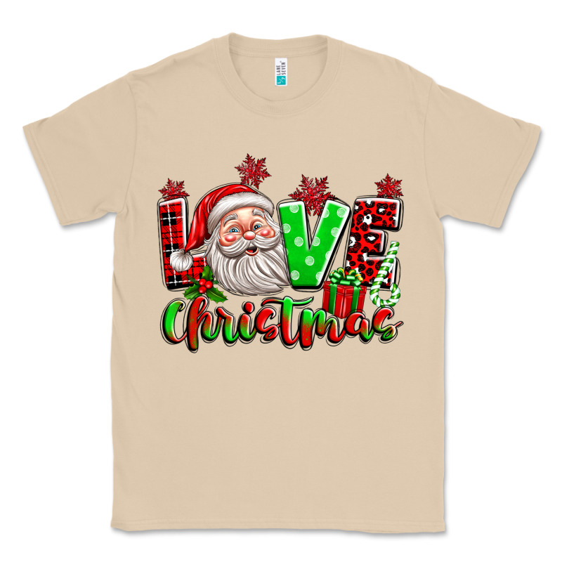 Love Christmas Santa Classic Tee by texasbilliewilder | Teevron