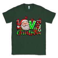 Sports Green love christmas santa Classic Tee - texasbilliewilder