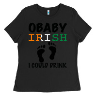 Black O' Baby Irish I Could Drink Ladies Tee - Bettercallsaul