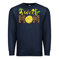 Navy sweet mom lemon Premium Sweatshirt - BarkalooDesign