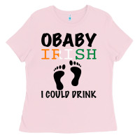 Bubblegum Pink O' Baby Irish I Could Drink Ladies Tee - Bettercallsaul