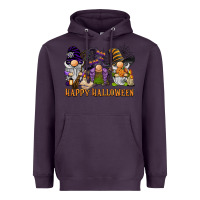 Plum happy halloween  gnomies Heavyweight Hoodie - BarkalooDesign