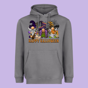 Happy Halloween  Gnomies Heavyweight Hoodie Designed By Barkaloodesign