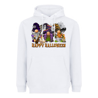 White happy halloween  gnomies Heavyweight Hoodie - BarkalooDesign