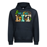 Navy western lets get lit ado Urban Hoodie - AdoDesignShop