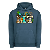 Pigment Midnight Navy western lets get lit ado Urban Hoodie - AdoDesignShop