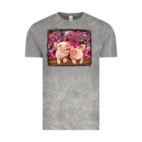 Cloud Rock be mine valentine's day pigs Vintage Tee - Jasminsmagicworld