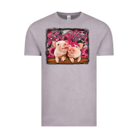 Vintage Zinc be mine valentine's day pigs Vintage Tee - Jasminsmagicworld