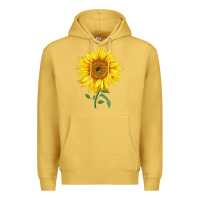 Antique Gold Bambino Sunflower Premium Hoodie - LillyAllenDesigns