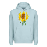 Blue Mist Bambino Sunflower Premium Hoodie - LillyAllenDesigns