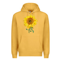 Mustard Bambino Sunflower Premium Hoodie - LillyAllenDesigns