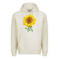 Oatmeal Heather Bambino Sunflower Premium Hoodie - LillyAllenDesigns