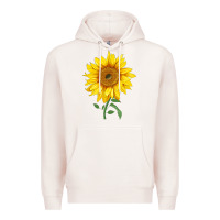 Pale Pink Bambino Sunflower Premium Hoodie - LillyAllenDesigns