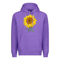 Purple Bambino Sunflower Premium Hoodie - LillyAllenDesigns