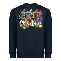 Western Merry Christmas Heavyweight Sweatshirt | Teevron