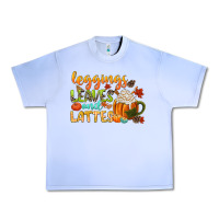Grape Ice leaves and lattes Urban Heavy Tee - CowGirlArtShop